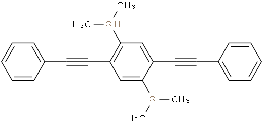 1,4-bis(phenylethynyl)-2,5-bis(dimethylsilyl)benzene